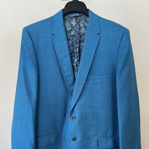 Men's Timely Clothes Light Blue Vintage Blazer